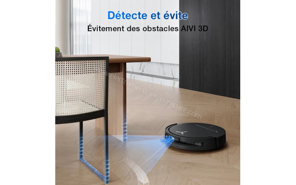 ECOVACS DEEBOT T50 Omni Gen2 Noir - Evitement des obstacles AIVI3D