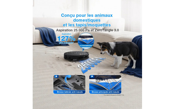 ECOVACS DEEBOT T50 Pro Omni Gen3 Noir - Mise en situation