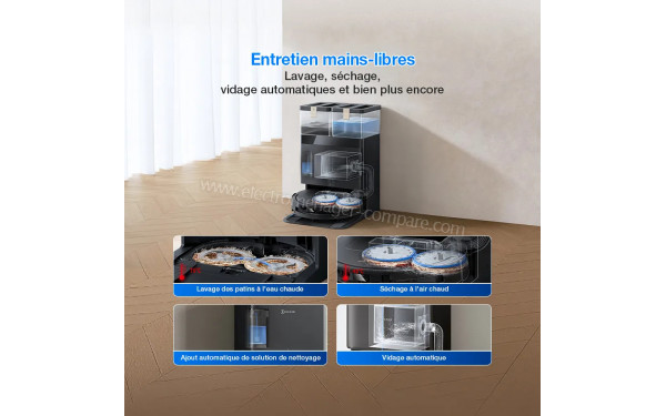 ECOVACS DEEBOT T50 Pro Omni Gen3 Noir - Mise en situation