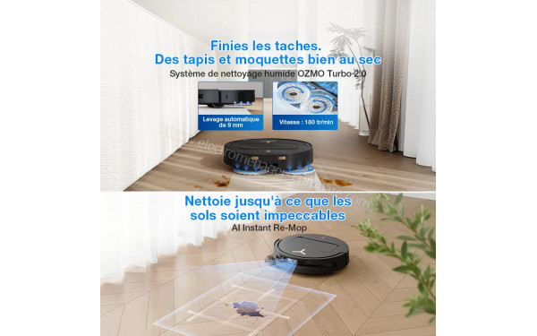 ECOVACS DEEBOT T50 Pro Omni Gen3 Noir - Mise en situation