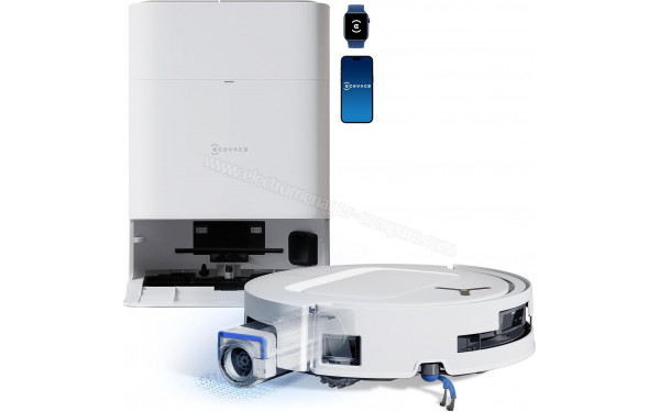 ECOVACS DEEBOT T80 Omni Blanc - Vue d'ensemble
