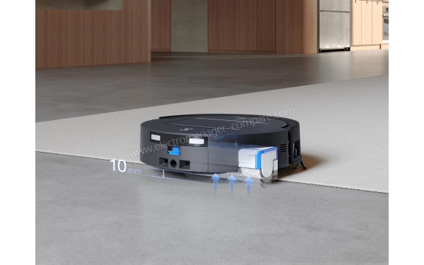 ECOVACS DEEBOT T80 Omni Noir - Levage automatique