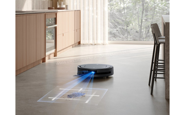 ECOVACS DEEBOT T80 Omni Noir - D&eacute;tection de la salet&eacute;