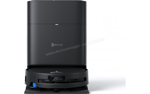 ECOVACS DEEBOT T80S Omni Noir - Vue de face (cr&eacute;dit : Boulanger)