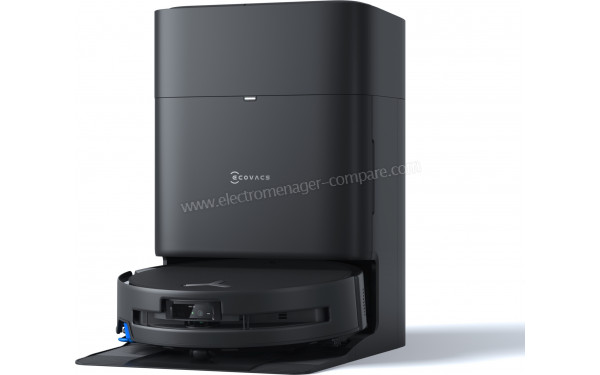 ECOVACS DEEBOT T80S Omni Noir - Vue 3/4 droite (cr&eacute;dit : Boulanger)