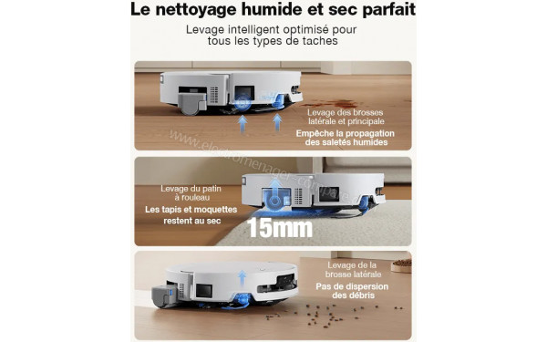 ECOVACS DEEBOT T90 Omni Blanc - Mise en situation