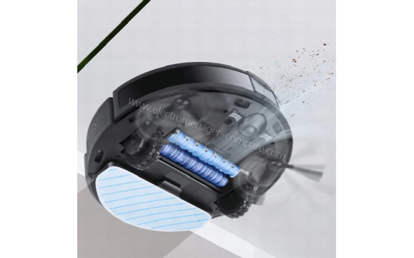 ECOVACS DEEBOT T9 AIVI - Brosse en caoutchouc AeroForce multi-surfaces