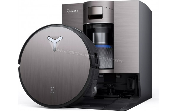 ECOVACS DEEBOT X11 OmniCyclone - Vue de dessus avec base de chargement