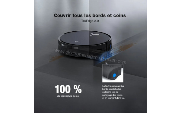 ECOVACS DEEBOT X12 Pro Omni Noir - Technologie TruEdge 3.0