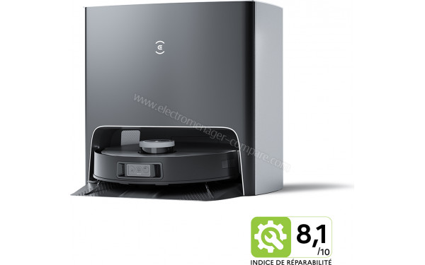 ECOVACS DEEBOT X1 Turbo - Vue 3/4 droite