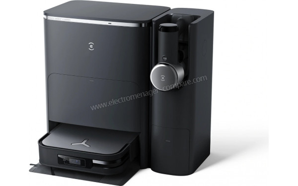 ECOVACS DEEBOT X2 COMBO Noir - Vue 3/4 droite