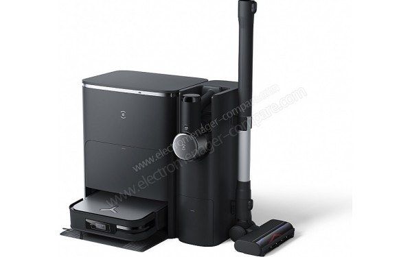 ECOVACS DEEBOT X2 COMBO Noir - Vue d'ensemble