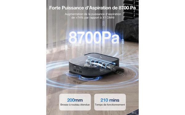 ECOVACS DEEBOT X2 COMBO Noir - Mise en situation