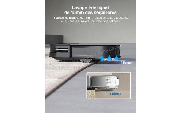 ECOVACS DEEBOT X2 COMBO Noir - Mise en situation