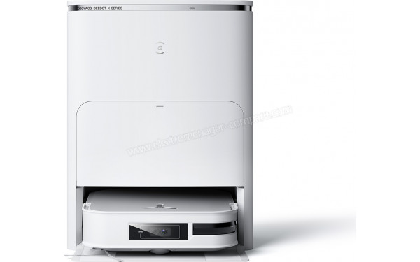ECOVACS DEEBOT X2 OMNI Blanc - Vue de face