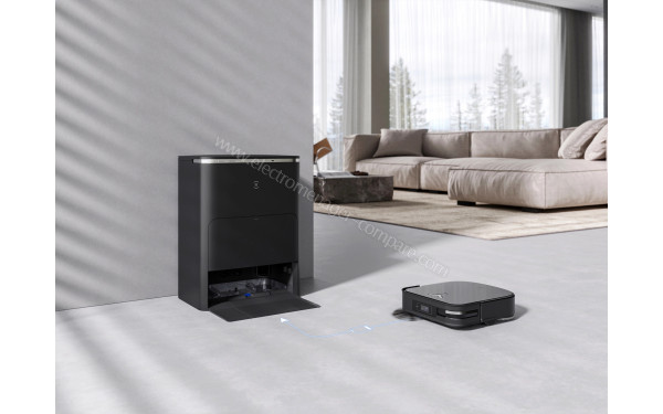 ECOVACS DEEBOT X2 OMNI Noir - Mise en situation (cr&eacute;dit : Boulanger)