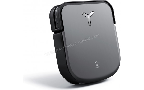 ECOVACS DEEBOT X2 OMNI Noir - Vue 3/4 gauche (cr&eacute;dit : Boulanger)