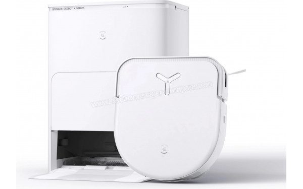 ECOVACS DEEBOT X5 Omni Blanc - Vue du dessus