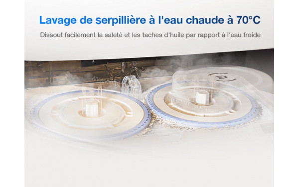 ECOVACS DEEBOT T30 PRO OMNI Blanc - Mise en situation