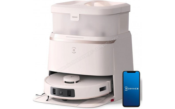 ECOVACS DEEBOT T30 PRO OMNI Rose - Vue d'ensemble