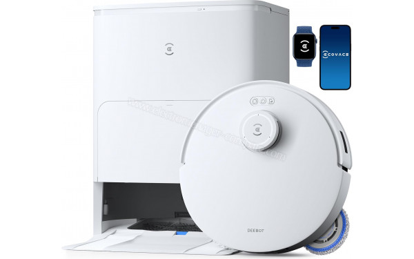 ECOVACS DEEBOT T30S Blanc - Vue d'ensemble