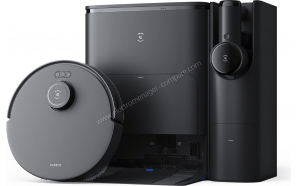ECOVACS DEEBOT T30S COMBO Complet Noir - Vue 3/4 droite