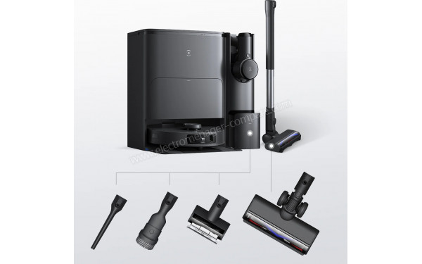 ECOVACS DEEBOT T30S COMBO Complet Noir - Vue d'ensemble