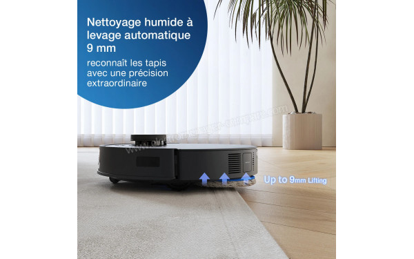 ECOVACS DEEBOT T30S COMBO Complet Noir - Levage automatique
