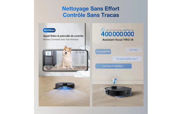 ECOVACS DEEBOT T30S Pro Omni Gen2 Noir - Nettoyage sans effort