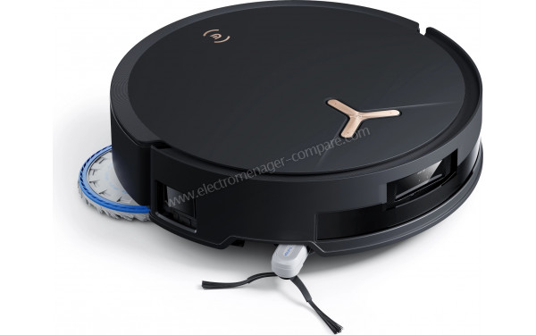 ECOVACS DEEBOT T50 Max Pro Omni Noir - Vue 3/4 gauche