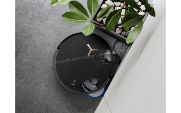ECOVACS DEEBOT T50 Max Pro Omni Noir - Brosse lat&eacute;rale d&eacute;port&eacute;e