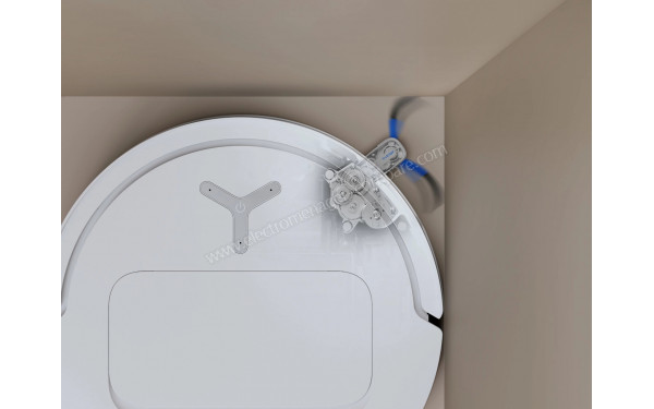 ECOVACS DEEBOT T50 Omni Blanc - Brosse lat&eacute;rale d&eacute;port&eacute;e