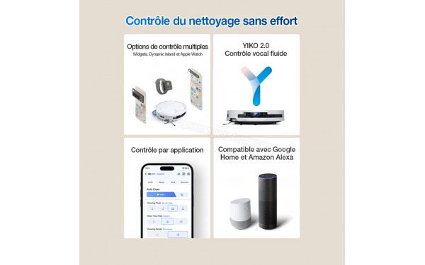 ECOVACS DEEBOT T50 OMNI Gen2 Blanc - Mise en situation