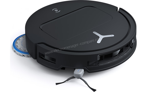 ECOVACS DEEBOT T50 Omni Noir - Vue 3/4 gauche