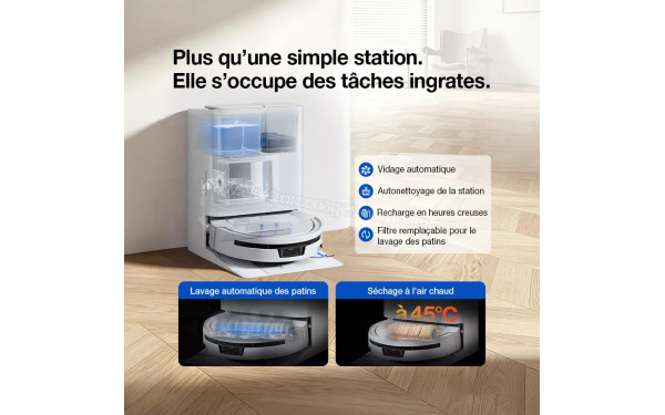 ECOVACS DEEBOT T90 Max Omni Blanc - Mise en situation