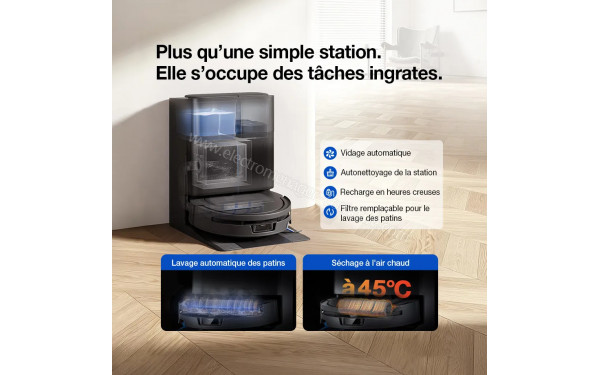 ECOVACS DEEBOT T90 Max Omni Noir - Mise en situation