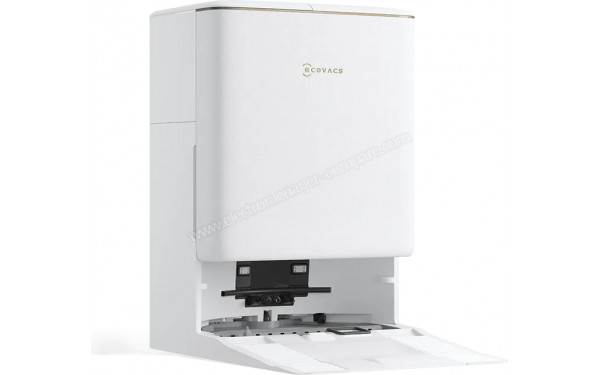 ECOVACS DEEBOT T90S Pro Omni Blanc - Vue de la station de chargement