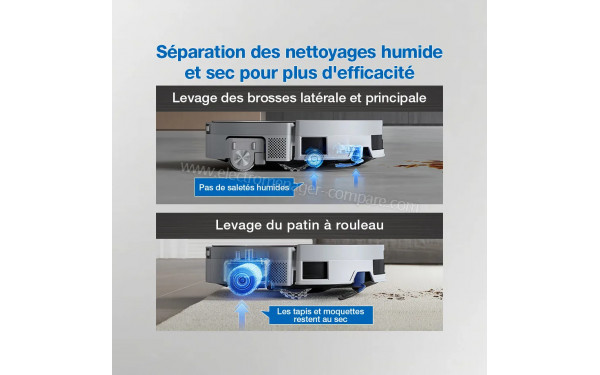 ECOVACS DEEBOT X11 Pro Omni Blanc - Mise en situation