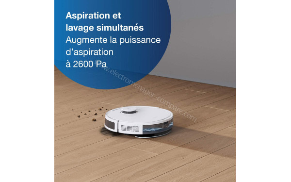 ECOVACS DEEBOT N8 Pro Care - Aspiration et lavage simultan&eacute;s