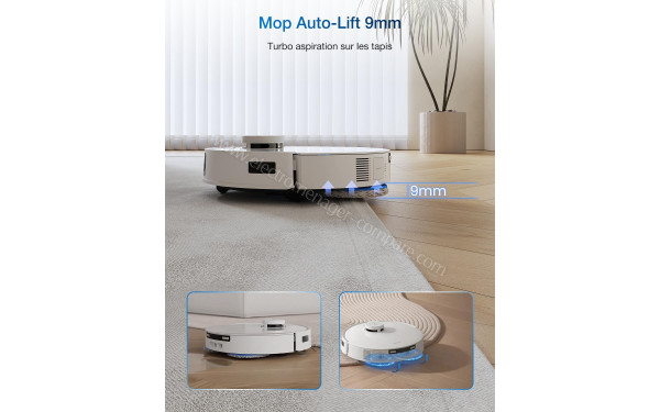 ECOVACS DEEBOT T30C Pro Omni Gen 2 Blanc - Mop Auto-Lift 9mm