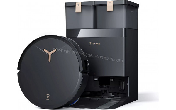 ECOVACS DEEBOT T50 Max Pro Omni Gen 2 Noir - Vue de dessus avec base de chargement