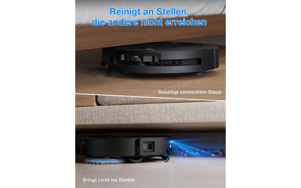 ECOVACS DEEBOT T50 Pro Omni Gen3 Care kit Noir - Mise en situation