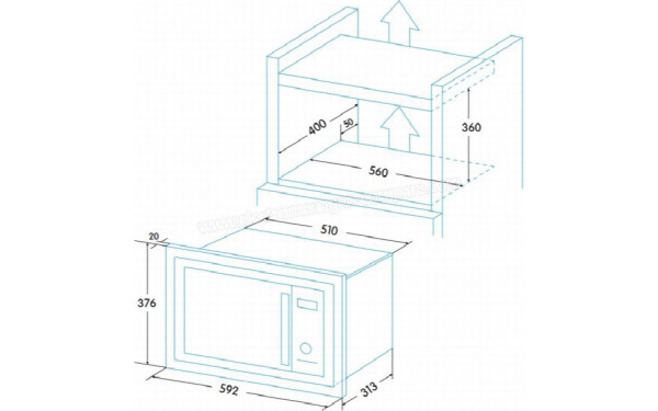 EDESA EMW-2020-I X - Sch&eacute;ma technique