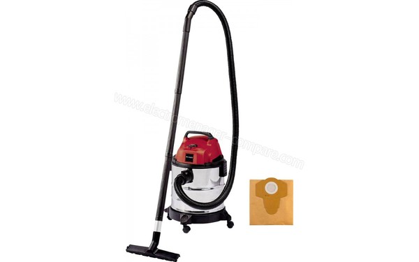 EINHELL TC-VC 1820 S - Vue de l'aspirateur cuve avec sac
