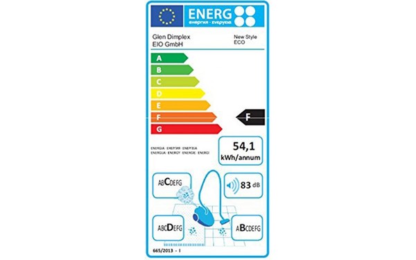 EIO New Style Eco Perle - &Eacute;tiquette &eacute;nergie