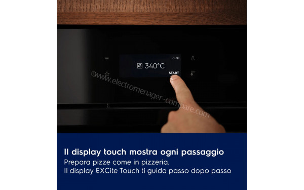 ELECTROLUX COX8P08WH - Vue des programmes