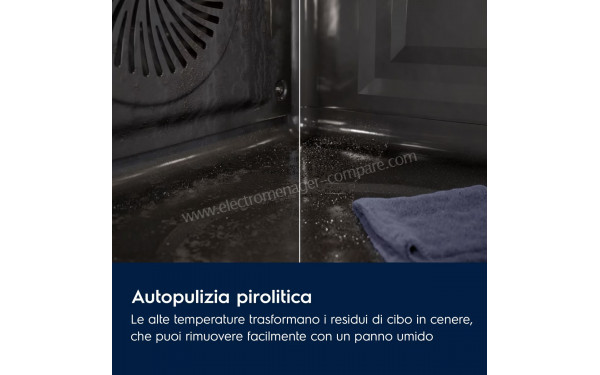 ELECTROLUX COX8P08WH - Nettoyage pyrolyse