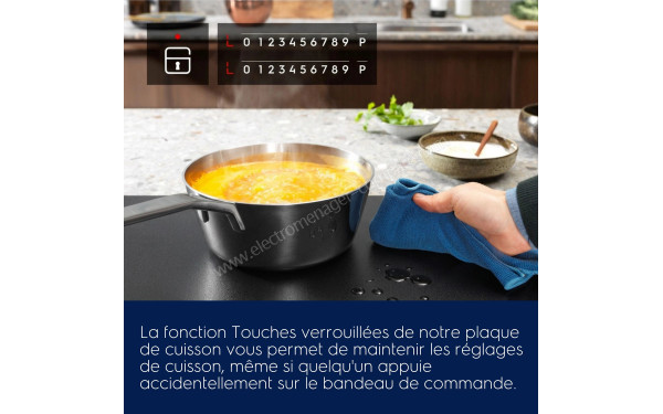 ELECTROLUX DAB60320CL - Fonction Touches verrouill&eacute;es