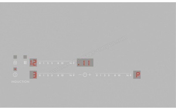 ELECTROLUX DIT60342CS - Panneau de commandes