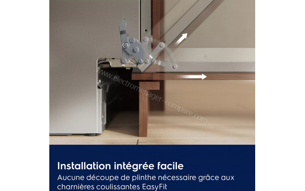 ELECTROLUX E62LB204S - Charni&egrave;res coulissantes EasyFit